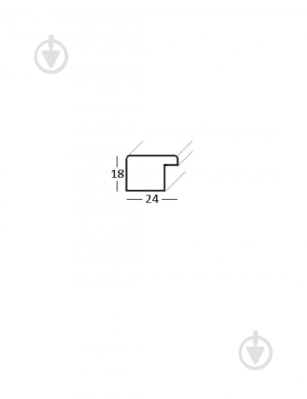 Фоторамка з паспарту Velista 24W-6012-3v 60х80/50х70 см горіх - фото 4