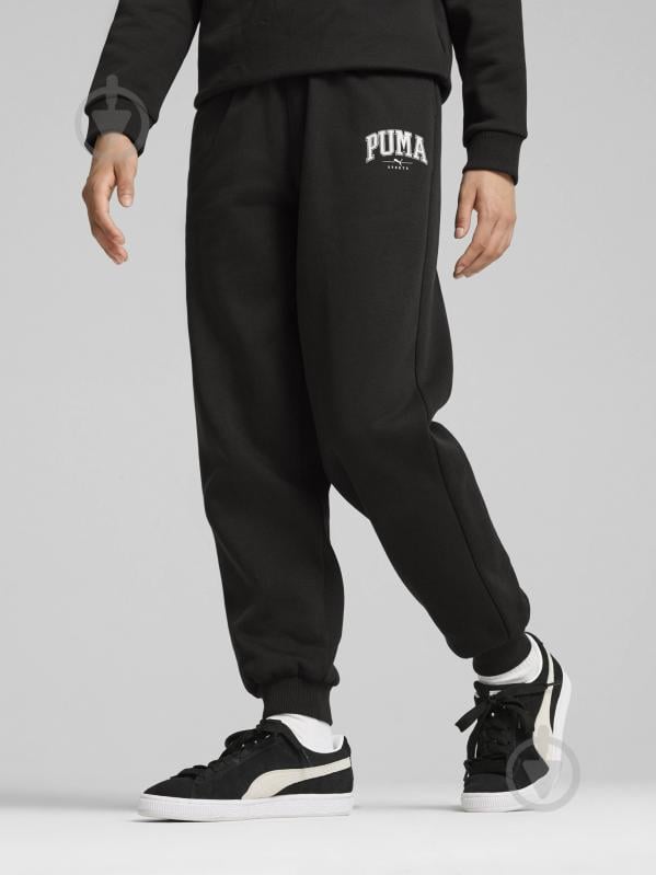 Штани Puma PUMA SQUAD SWEATPANTS FL G 68178101 р. 164 чорний - фото 3