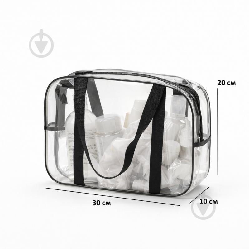 Косметичка Organize Washbag черная р.М - фото 2