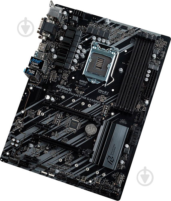 Материнська плата ASRock Z390_PHANTOM_GAMING_4 (Socket 1151, Intel Z390, ATX) - фото 2