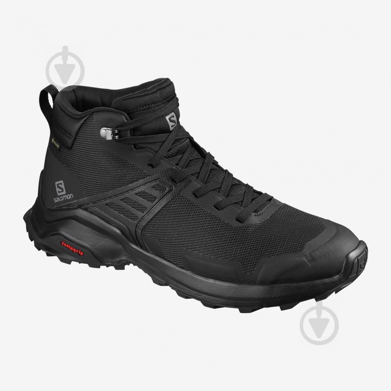 Ботинки Salomon X RAISE MID GTX L41095700 р.42 2/3 черный - фото 1