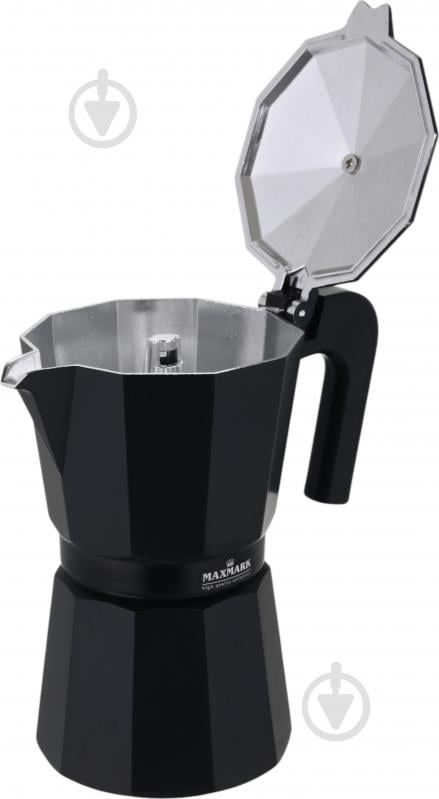 Кофеварка гейзерная Maxmark 300 мл MK-106BLK - фото 3