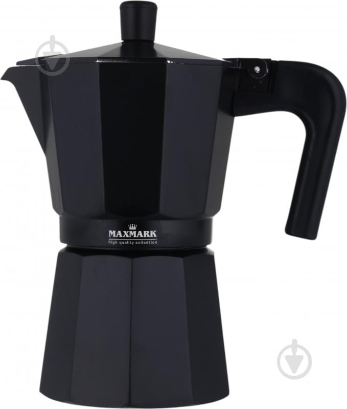 Кофеварка гейзерная Maxmark 300 мл MK-106BLK - фото 1 Кофеварка гейзерная Maxmark 300 мл MK-106BLK - фото 1