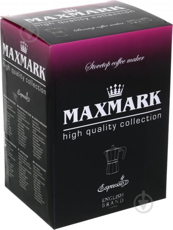 Кофеварка гейзерная Maxmark 300 мл MK-106BLK - фото 7