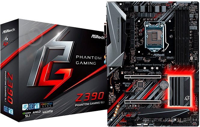 Материнська плата ASRock Z390_PHANTOM_GAMING_SLI (Socket 1151, Intel Z390, ATX) - фото 5