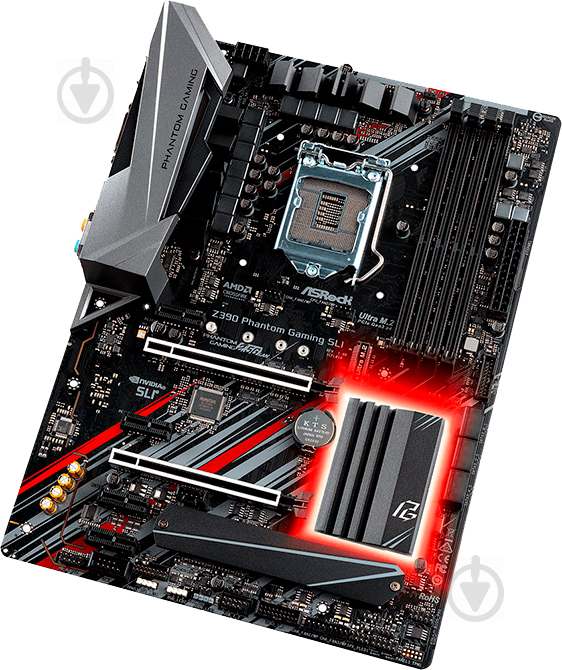 Материнська плата ASRock Z390_PHANTOM_GAMING_SLI (Socket 1151, Intel Z390, ATX) - фото 3