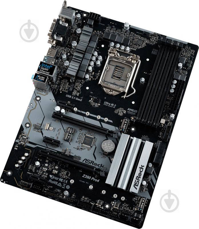 Материнська плата ASRock Z390 PRO4 (Socket 1151, Intel Z390, ATX) - фото 3