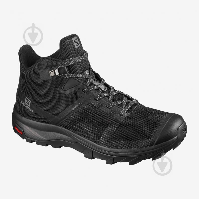 Ботинки Salomon OUTline Prism mid GTX L41121100 р.39 1/3 черный - фото 1