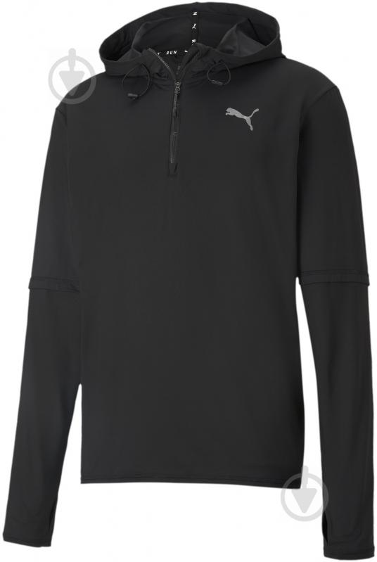 Джемпер Puma RUN HOODED MIDLAYER 52019901 р. XL чорний - фото 2