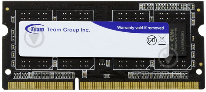 Оперативна пам'ять Team SODIMM DDR3 4 GB (1x4GB) 1333 MHz (TED34G1333C9-S01) - фото 1