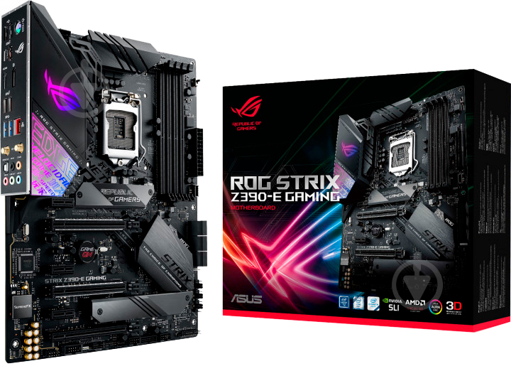 Материнская плата Asus ROG STRIX Z390-E GAMING (Socket 1151, Intel Z390, ATX) - фото 9