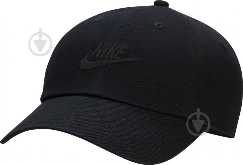 Кепка Nike U NK CLUB CAP U CB FUT WSH L FB5368-010 M-L черный - фото 1