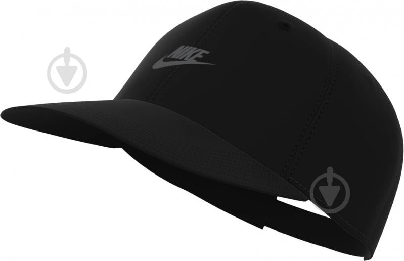 Кепка Nike U NK CLUB CAP U CB FUT WSH L FB5368-010 M-L черный - фото 2