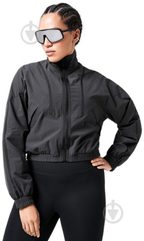 Ветровка женская Casall TRACK JACKET ALMOST BLACK 22280-388 р.XS черный - фото 1