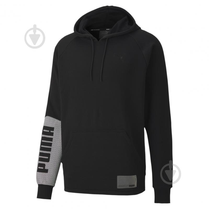 Джемпер Puma Train Graphic Knit Hoodie 51942701 р. XL черныйбелый - фото 1 Джемпер Puma Train Graphic Knit Hoodie 51942701 р. XL черныйбелый - фото 1