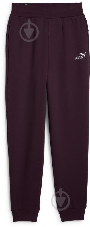 Брюки Puma ESS+ EMBROIDERY HIGH-WAIST PANTS FL CL 67000740 р. L бордовый - фото 1