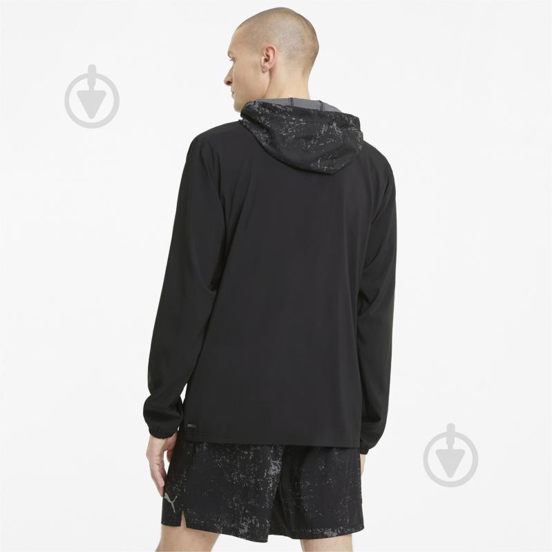 Вітрівка чоловіча літня Puma Run Graphic Hooded Jacket 52020501 р.L чорна - фото 4 Вітрівка чоловіча літня Puma Run Graphic Hooded Jacket 52020501 р.L чорна - фото 4