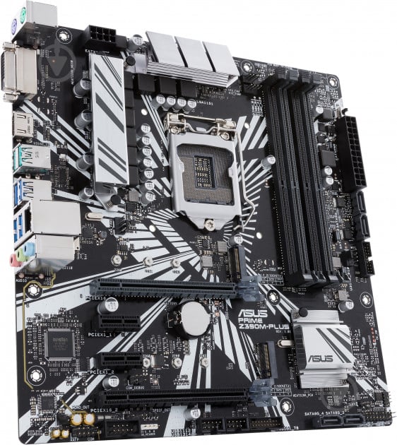 Материнська плата Asus PRIME Z390M-PLUS (Socket 1151, Intel Z390, mirco ATX) - фото 3