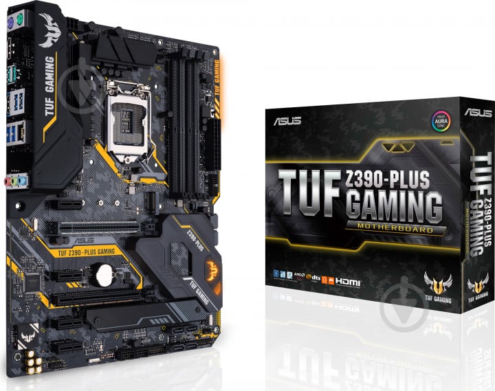 Материнська плата Asus TUF Z390-PLUS GAMING (Socket 1151, Intel Z390, ATX) - фото 1