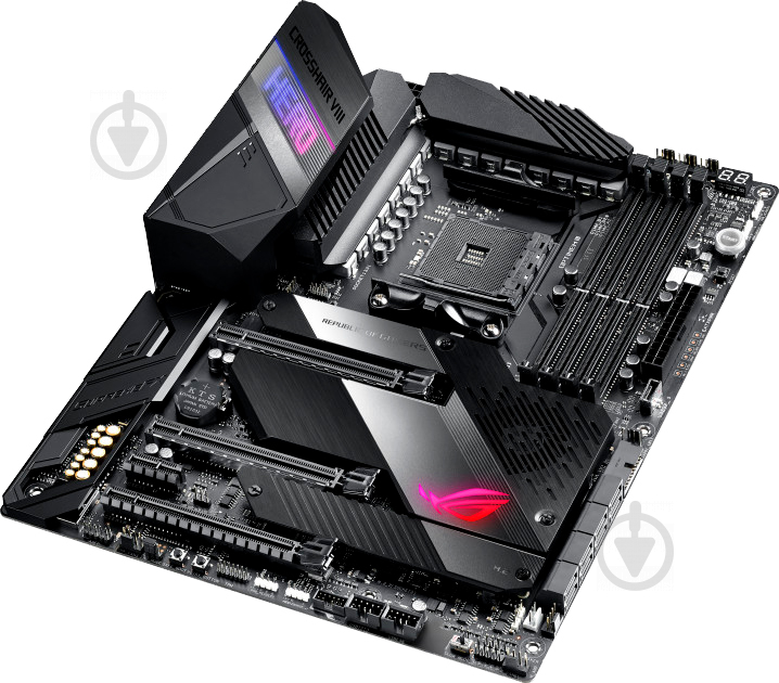 Материнская плата Asus ROG CROSSHAIR VIII HERO (Socket AM4, AMD X570, ATX) - фото 5