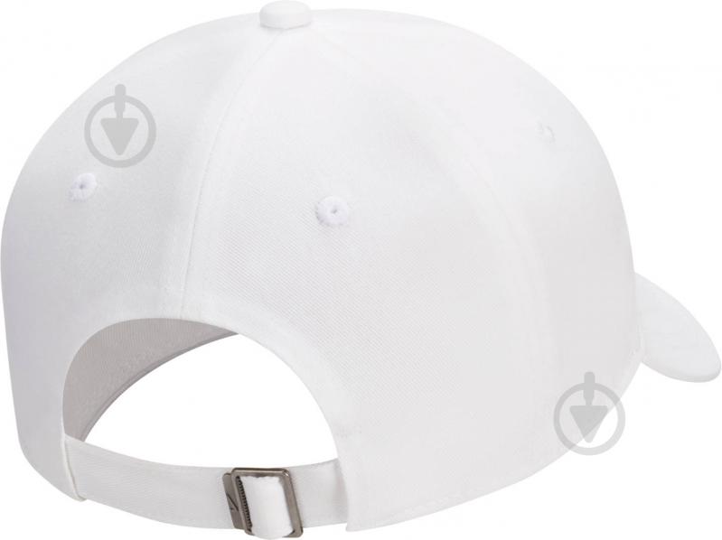 Кепка Nike U NK CLUB CAP U CB FUT WSH L FB5368-100 S-M белый - фото 3