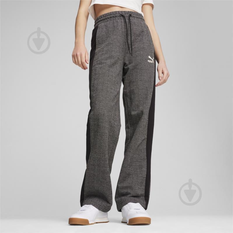 Брюки Puma T7 HIGH WAIST TRACK PANTS 62679801 р. L серый - фото 3