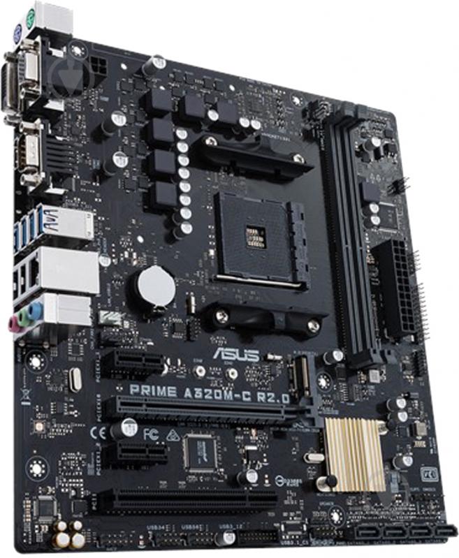 Материнська плата Asus PRIME_A320M-R-SI (Socket AM4, AMD A320, mirco ATX) - фото 1