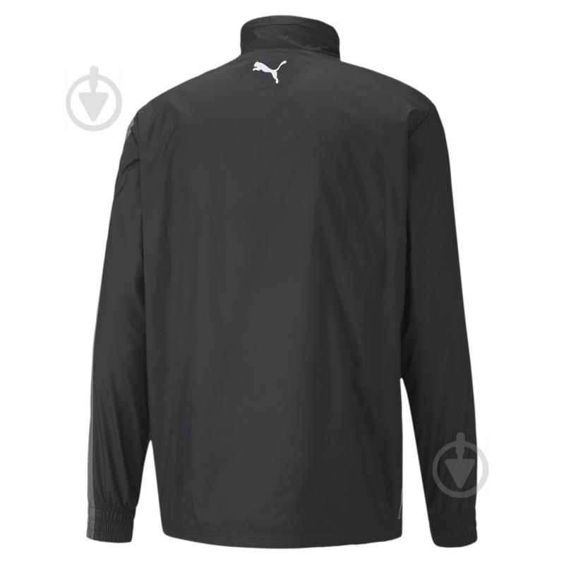 Ветровка мужская весенняя Puma Train Woven 1 2 Zip Jacket 51942901 р.S черная - фото 2