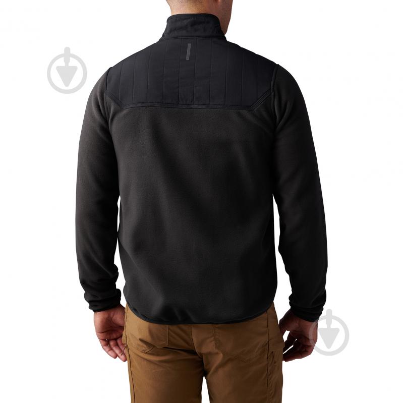 Кофта 5.11 Tactical Флисовая "Mesos Tech Fleece Jacket" 78038-019 р. XXL [1149] Combat Black - фото 2