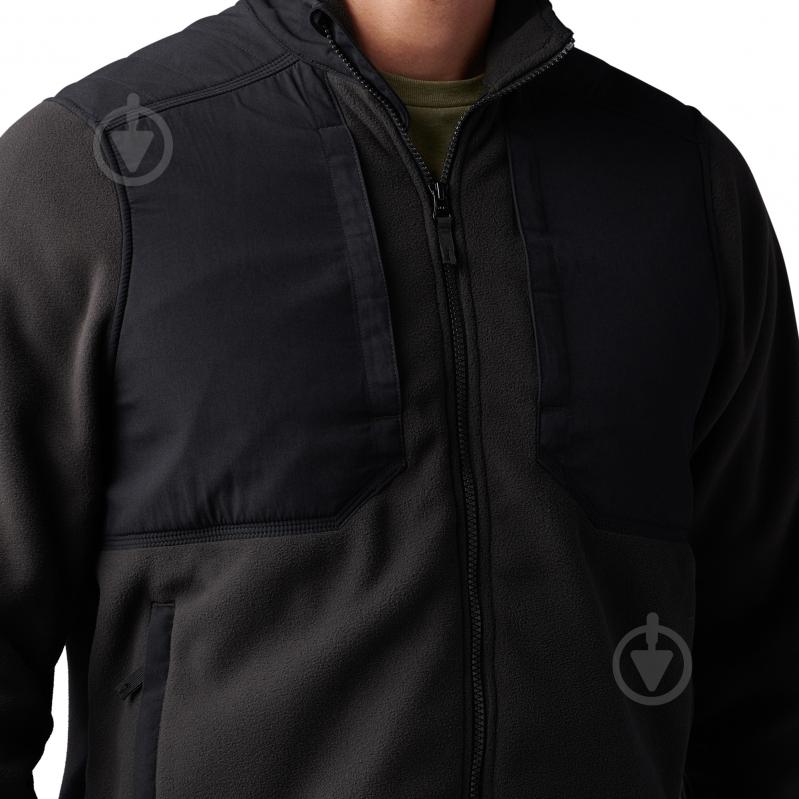 Кофта 5.11 Tactical Флисовая "Mesos Tech Fleece Jacket" 78038-019 р. XXL [1149] Combat Black - фото 4