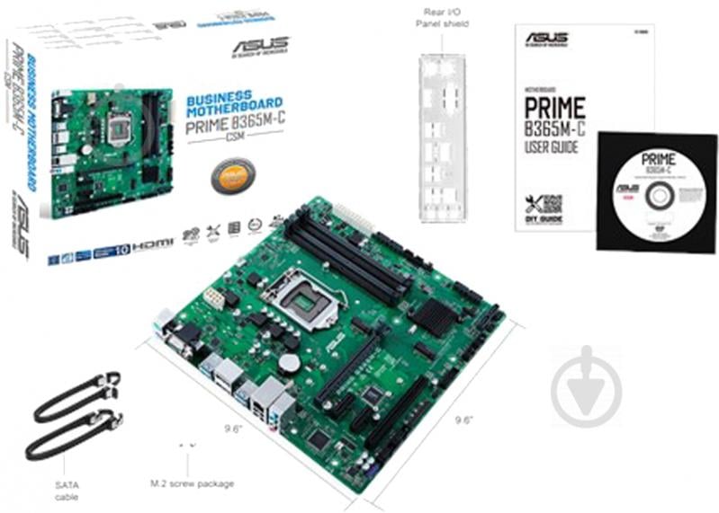 Материнська плата Asus PRIME_B365M-C/CSM (Socket 1151, Intel B365, mirco ATX) - фото 7