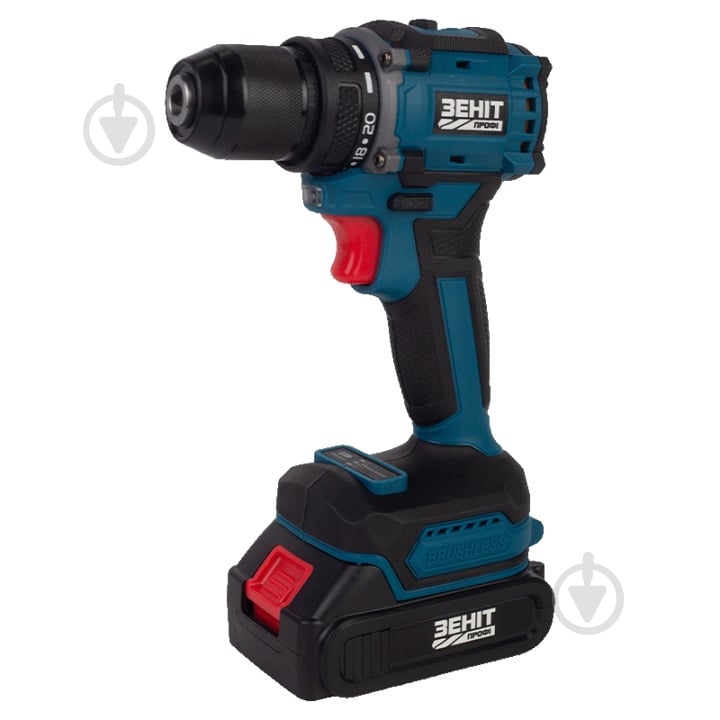 ᐉ Шуруповерт акумуляторний Зеніт Профі ЗША-20/2 Li BL 854605