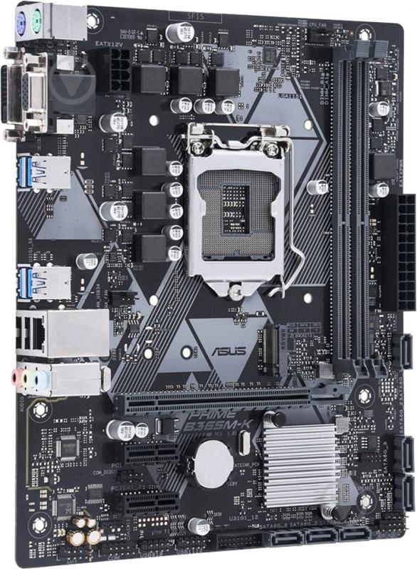 Материнская плата Asus PRIME_B365M-K (Socket 1151, Intel B365, mirco ATX) - фото 1