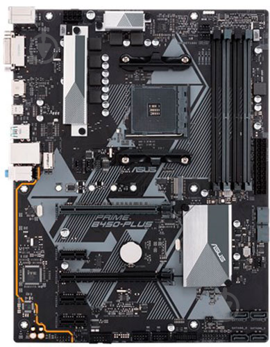 Материнская плата Asus PRIME B450-PLUS (Socket AM4, AMD B450, ATX) - фото 1