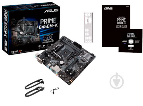 Материнская плата Asus PRIME B450M-K (Socket AM4, AMD B450, mirco ATX) - фото 5