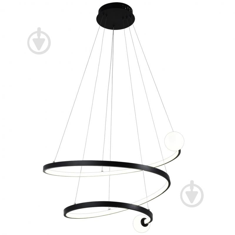 Люстра подвесная Victoria Lighting 76 Вт черный Plaza/SP1 black - фото 1