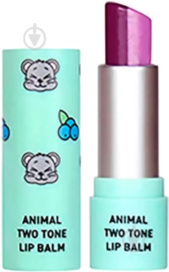 Бальзам для губ Skin79 Animal Two-Tone Lip Balm Blueberry Mouse 3,8 г - фото 1