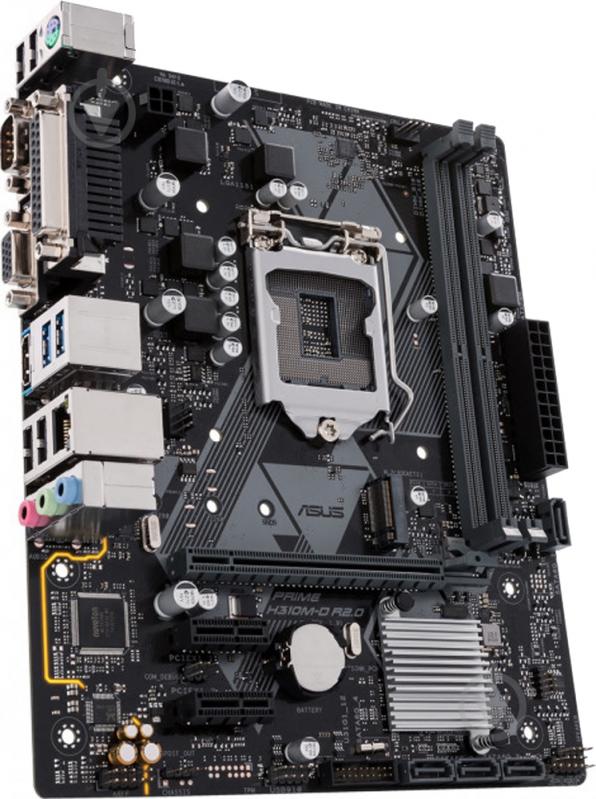 Материнська плата Asus PRIME_H310M-D_R2.0 (Socket 1151, Intel H310, mirco ATX) - фото 1