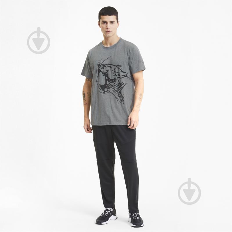 Футболка Puma Performance Graphic SS Tee 51944902 S серый - фото 4