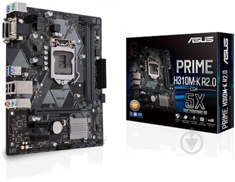 Материнська плата Asus PRIME_H310M-K_R2.0 (Socket 1151, Intel H310, mirco ATX) - фото 6