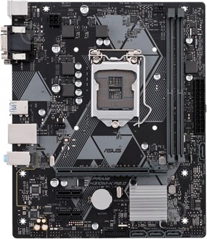 Материнська плата Asus PRIME_H310M-K_R2.0 (Socket 1151, Intel H310, mirco ATX) - фото 3