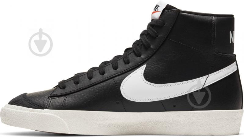 Кроссовки мужские демисезонные Nike Blazer Mid '77 Vintage BQ6806-002 р.44,5 черные - фото 4