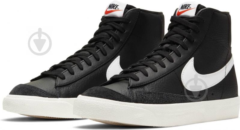 Кроссовки мужские демисезонные Nike Blazer Mid '77 Vintage BQ6806-002 р.44,5 черные - фото 6