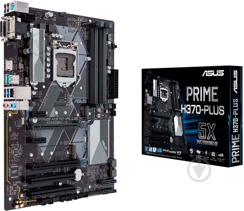 Материнская плата Asus PRIME H370-PLUS (Socket 1151, Intel H370, ATX) - фото 5