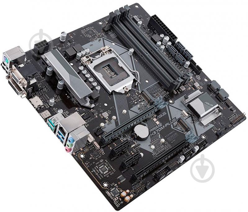 Материнская плата Asus PRIME H370M-PLUS (Socket 1151, Intel H370, mirco ATX) - фото 3 Материнская плата Asus PRIME H370M-PLUS (Socket 1151, Intel H370, mirco ATX) - фото 3