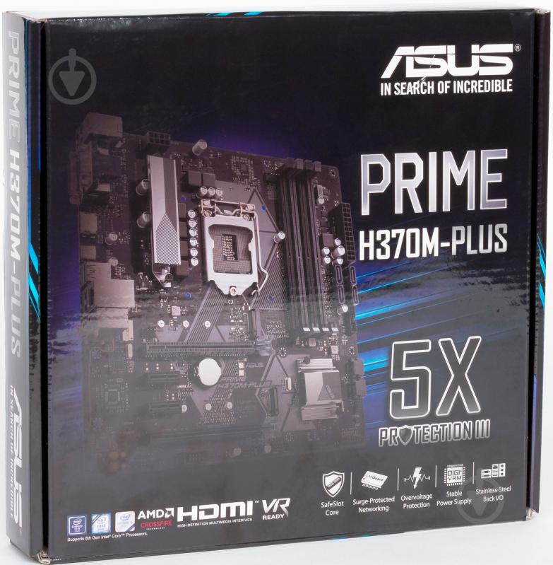 Материнская плата Asus PRIME H370M-PLUS (Socket 1151, Intel H370, mirco ATX) - фото 18 Материнская плата Asus PRIME H370M-PLUS (Socket 1151, Intel H370, mirco ATX) - фото 18
