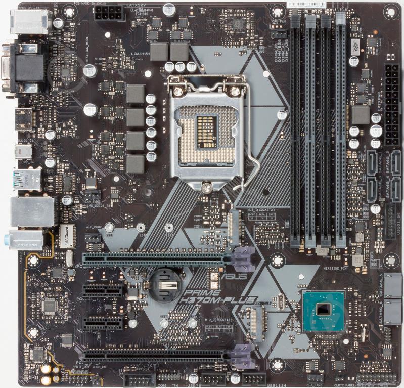 Материнская плата Asus PRIME H370M-PLUS (Socket 1151, Intel H370, mirco ATX) - фото 2 Материнская плата Asus PRIME H370M-PLUS (Socket 1151, Intel H370, mirco ATX) - фото 2