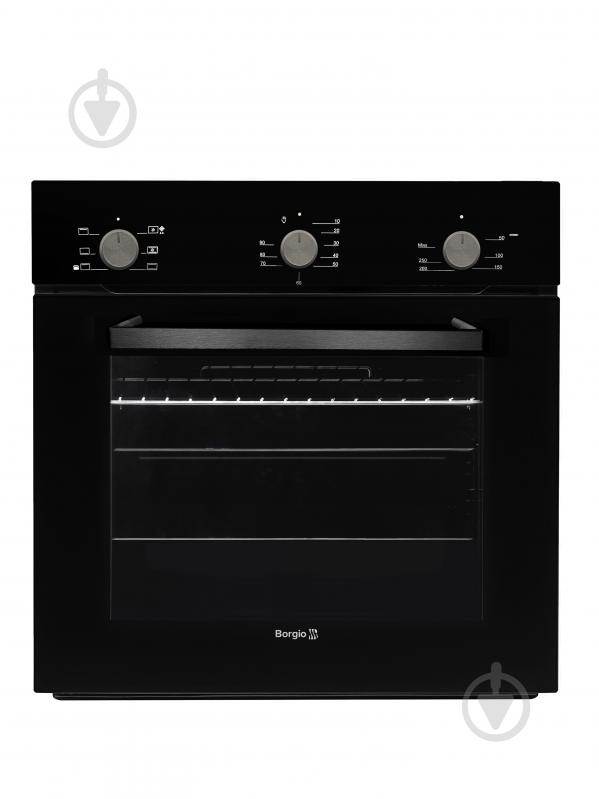 Духовой шкаф Borgio OFA 306.02 B Black Glass - фото 1