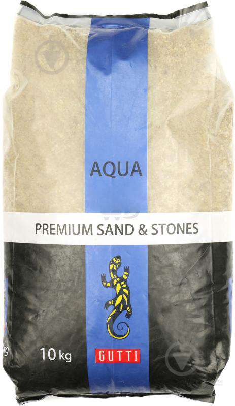 ᐉ Грунт для аквариума Gutti Песок кварцевый 4-8 мм 10 кг • Купить в .