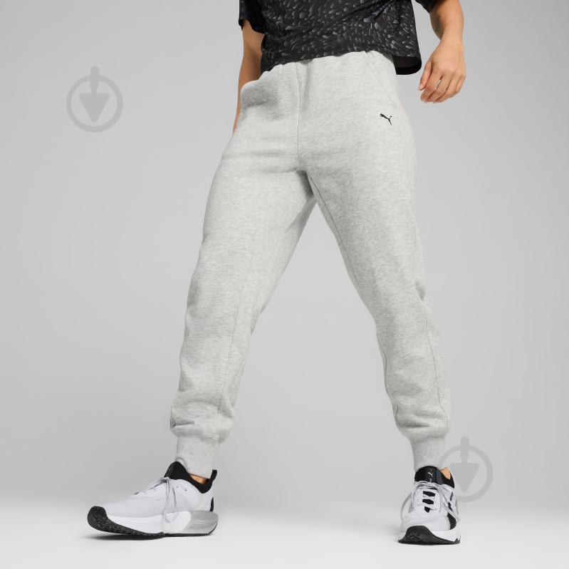 Штани Puma Train Favorite Fleece Pant 52423404 р. M сірий - фото 3